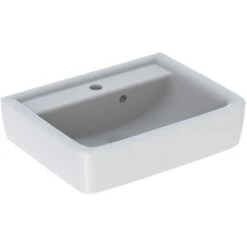 Geberit Aufsatzwaschbecken Renova Plan 50 Cm Weiß