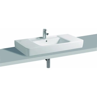 Geberit Aufsatzwaschbecken Renova Plan 100 Cm KeraTect 2 Geberit Aufsatzwaschbecken Renova Plan 100 Cm KeraTect – Bild 2