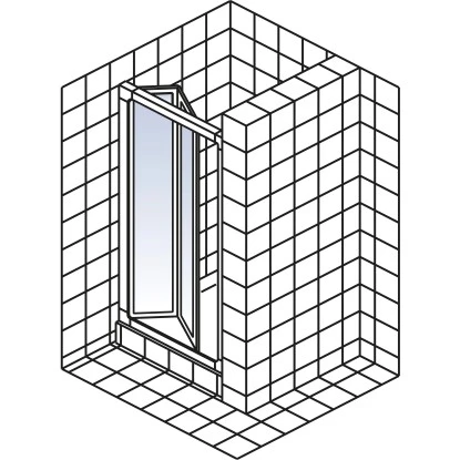 Schulte Falttür Kristall/Trend 90 Cm X 185 Cm Echtglas Klar Hell 3 Schulte Falttür Kristall/Trend 90 Cm X 185 Cm Echtglas Klar Hell – Bild 3