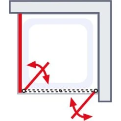 Schulte ExpressPlus Pendeltür AlexaStyle2.0 Alunatur 90x90x192cm -Villeroy Verkaufe 32020 2053 4060991037603 6