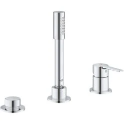 Grohe 3-Loch-Einhand-Wannenkombination Lineare Chrom