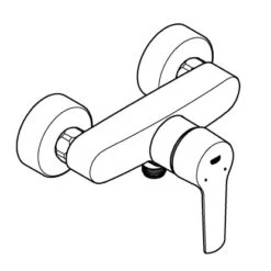 Grohe QuickFix Einhand-Duschbatterie Start Schwarz -Villeroy Verkaufe 4005176782060 4520 AI 01