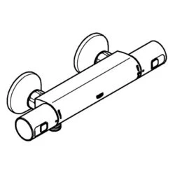 Grohe QuickFix Thermostat-Brausebatterie Precision Start Schwarz -Villeroy Verkaufe 4005176782237 4520 AI 03