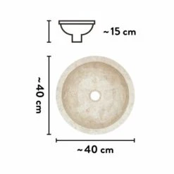 Baliv Aufsatzwaschbecken WBA-7040 Ø 40 Cm -Villeroy Verkaufe 4007873411496 VM01 170621
