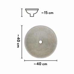Baliv Aufsatzwaschbecken WBA-7295 Ø 40 Cm -Villeroy Verkaufe 4007873435522 40
