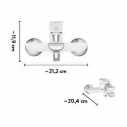 Baliv Wannenarmatur WA-5070 Weiß-Chrom -Villeroy Verkaufe 4007874111753 VM01 260521