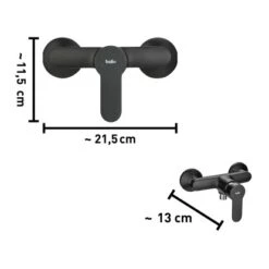 Baliv Duscharmatur DU-5891 Schwarz-Matt -Villeroy Verkaufe 4007874206718 40