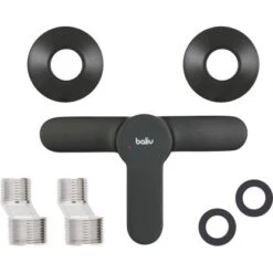 Baliv Duscharmatur DU-5891 Schwarz-Matt -Villeroy Verkaufe 4007874206718 50