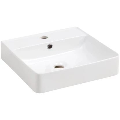 Fackelmann Aufsatzwaschbecken Vaida Keramik 40,5 Cm Weiß 1 Fackelmann Aufsatzwaschbecken Vaida Keramik 40,5 Cm Weiß