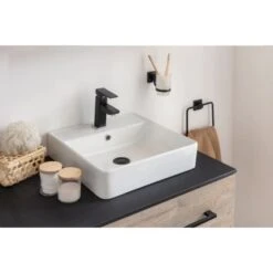 Fackelmann Aufsatzwaschbecken Vaida Keramik 40,5 Cm Weiß 7 Fackelmann Aufsatzwaschbecken Vaida Keramik 40,5 Cm Weiß -Villeroy Verkaufe 4008033796996 3254 02