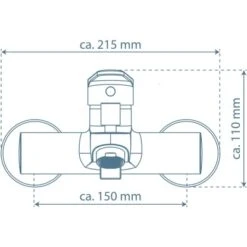 Schütte Badewannenarmatur Futura Chrom -Villeroy Verkaufe 4008431180304 2759 99