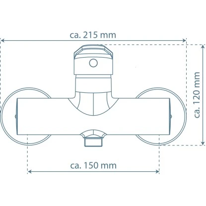 Schütte Duscharmatur Futura Chrom 4 Schütte Duscharmatur Futura Chrom – Bild 4