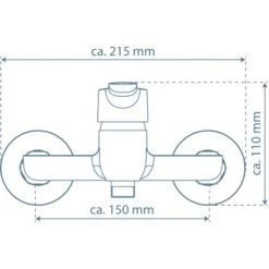 Schütte Duscharmatur Vico Chrom 7 Schütte Duscharmatur Vico Chrom -Villeroy Verkaufe 4008431424002 2759 99