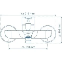 Schütte Wannenarmatur Denver Schwarz Matt -Villeroy Verkaufe 4008431443065 2759 20