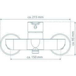 Schütte Duscharmatur Denver Schwarz Matt -Villeroy Verkaufe 4008431444062 2759 20