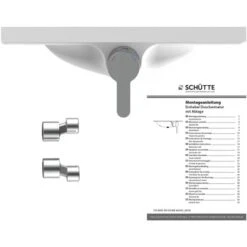 Schütte Duscharmatur Waterway Mit Ablage Weiß -Villeroy Verkaufe 4008431605456 2759 4