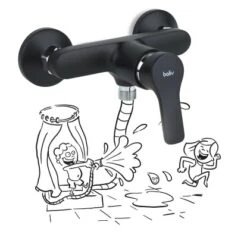 Baliv Duscharmatur DU-5750 Schwarz -Villeroy Verkaufe 4048122122589 S03 171220 L