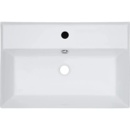 Aufsatzwaschbecken Keramik 15,5 Cm X 59,5 Cm X 40 Cm 2 Aufsatzwaschbecken Keramik 15,5 Cm X 59,5 Cm X 40 Cm – Bild 2