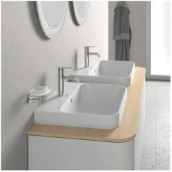 Duravit Aufsatzbecken Happy D.2 Plus Weiß Hochglanz 19,5 Cm X 60 Cm X 46 Cm -Villeroy Verkaufe 4053424896939 2438 AB 01