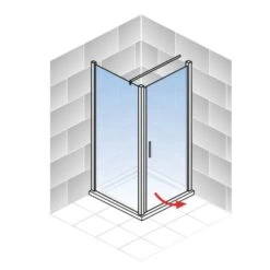 Schulte Alexa Style 2.0 Drehtür Inklusive Seitenwand 90 X 80 X 192 Cm -Villeroy Verkaufe 4060991018367 5