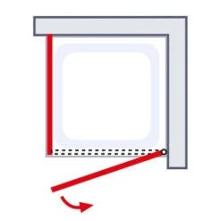 Schulte Alexa Style 2.0 Drehtür Inklusive Seitenwand 90 X 80 X 192 Cm -Villeroy Verkaufe 4060991018367 6