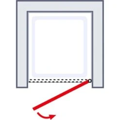 Schulte ExpressPlus Drehtür Sunny In Nische 180 X 80 Cm Alu Natur -Villeroy Verkaufe 4060991055218 2053 6