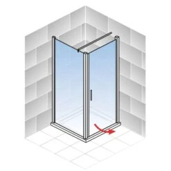 Schulte Sunny Drehtür Mit Seitenwand 90 X 80 X 180 Cm Weiß -Villeroy Verkaufe 4060991064081 5