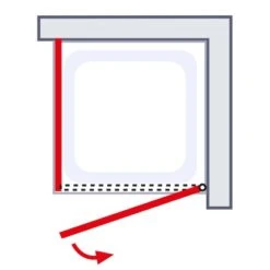 Schulte Sunny Drehtür Mit Seitenwand 80 X 90 X 180 Cm Weiß -Villeroy Verkaufe 4060991064098 6