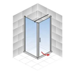 Schulte Alexa Style 2.0 Drehtür Inklusive Seitenwand 80 X 90 X 192 Cm -Villeroy Verkaufe 4060991064166 4