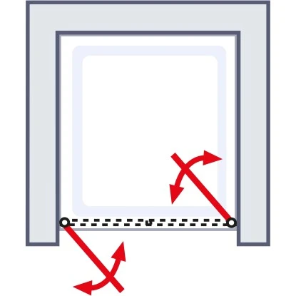 Schulte ExpressPlus Pendeltür In Nische Garant 2.0 Mattschwarz 200 Cm X 80 Cm 3 Schulte ExpressPlus Pendeltür In Nische Garant 2.0 Mattschwarz 200 Cm X 80 Cm – Bild 3