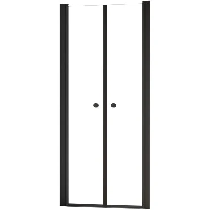 Schulte ExpressPlus Pendeltür In Nische Garant 2.0 Mattschwarz 200 Cm X 80 Cm 2 Schulte ExpressPlus Pendeltür In Nische Garant 2.0 Mattschwarz 200 Cm X 80 Cm – Bild 2