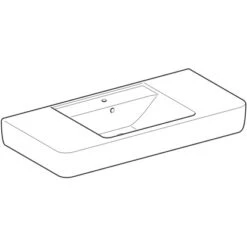 Geberit Aufsatzwaschbecken Renova Plan 100 Cm KeraTect 6 Geberit Aufsatzwaschbecken Renova Plan 100 Cm KeraTect -Villeroy Verkaufe 4123 125100600 Perspective