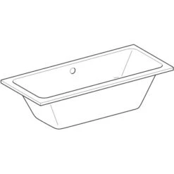 Geberit Rechteck-Badewanne Tawa Duo 170 Cm Weiß 5 Geberit Rechteck-Badewanne Tawa Duo 170 Cm Weiß -Villeroy Verkaufe 4123 650470000 Perspective
