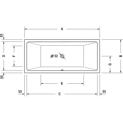 Duravit Badewanne Vero Air 180 Cm X 80 Cm 2 Duravit Badewanne Vero Air 180 Cm X 80 Cm – Bild 2