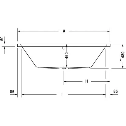 Duravit Badewanne Vero Air 180 Cm X 80 Cm 3 Duravit Badewanne Vero Air 180 Cm X 80 Cm – Bild 3