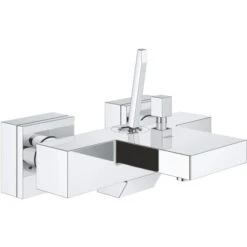 Grohe Einhand-Wannenbatterie Eurocube Joy Chrom