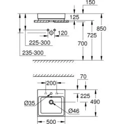 Grohe Aufsatzwaschbecken Cube Keramik 50 Cm Alpinweiß Hahnloch Überl. PureGuard 5 Grohe Aufsatzwaschbecken Cube Keramik 50 Cm Alpinweiß Hahnloch Überl. PureGuard -Villeroy Verkaufe 778994 4520 3