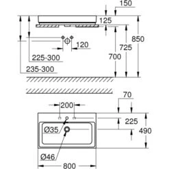 Grohe Aufsatzwaschbecken Cube Keramik 80 Cm Alpinweiß Hahnloch Überl. PureGuard 5 Grohe Aufsatzwaschbecken Cube Keramik 80 Cm Alpinweiß Hahnloch Überl. PureGuard -Villeroy Verkaufe 778996 4520 3
