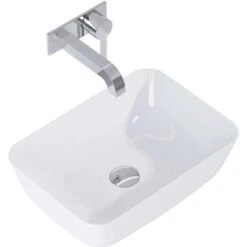 Maximus Aufsatzwaschbecken Reni 45,5 Cm Keramik Weiß -Villeroy Verkaufe 907546851187 145047 reni2