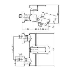 AquaSu Einhebelmischer-Wannenarmatur Fonte Chrom 5 AquaSu Einhebelmischer-Wannenarmatur Fonte Chrom -Villeroy Verkaufe 909063 3711 2