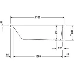 Duravit Badewanne Vero Air 170 Cm X 75 Cm 5 Duravit Badewanne Vero Air 170 Cm X 75 Cm -Villeroy Verkaufe 946983 4123 700412V