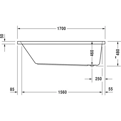 Duravit Badewanne Vero Air 170 Cm X 75 Cm 3 Duravit Badewanne Vero Air 170 Cm X 75 Cm – Bild 3