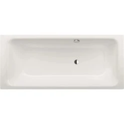 Bette Rechteck-Badewanne Select Mit Seitlichem Überlauf Hinten 170 X 75 Cm Weiß