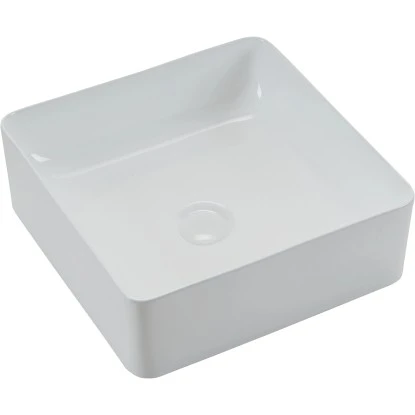 Verosan Aufsatzwaschbecken 37 Cm Wien Weiß Eckig 1 Verosan Aufsatzwaschbecken 37 Cm Wien Weiß Eckig